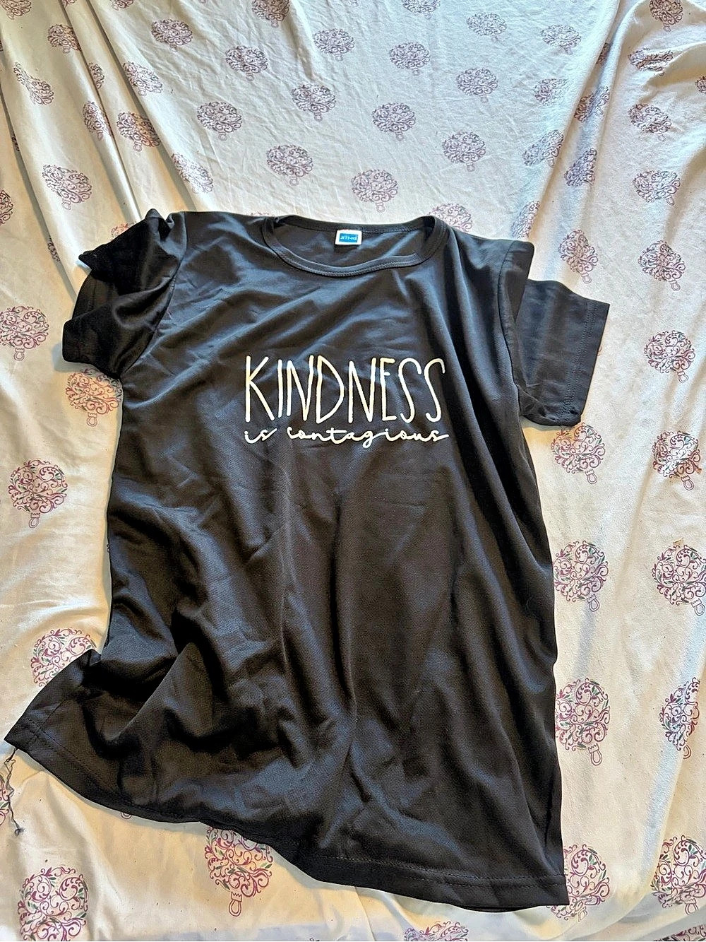 Graphic Short Sleeve Tee in Black new